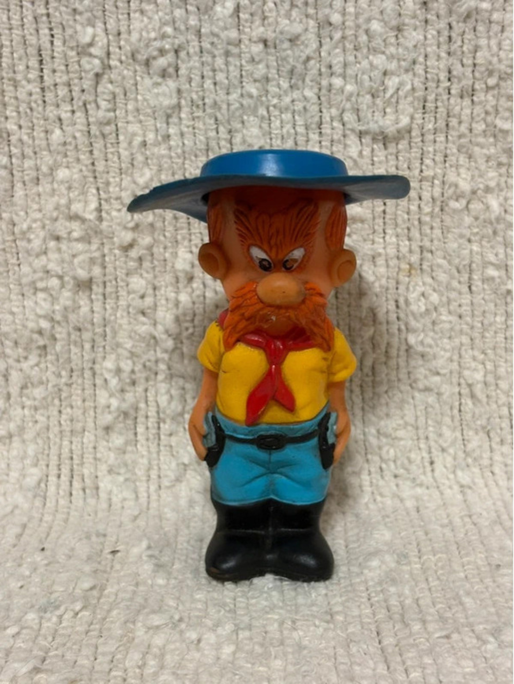 Vintage Yosemite Sam Rubber Squeaky Toy R Dakin & Co Warner Bros Looney Tunes
